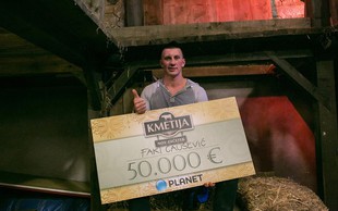 Kmetija: Nov začetek! Prejemnik zmagovalnega čeka za 50.000 evrov je Faki!
