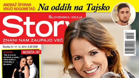Alenka Gotar je noseča, med drugim piše nova Story
