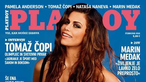 Vroča Nataša Naneva odvrgla krpice za novi Playboy