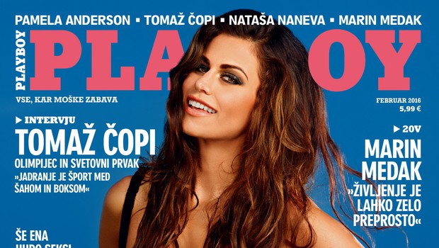 Vroča Nataša Naneva odvrgla krpice za novi Playboy (foto: Adriamedia)