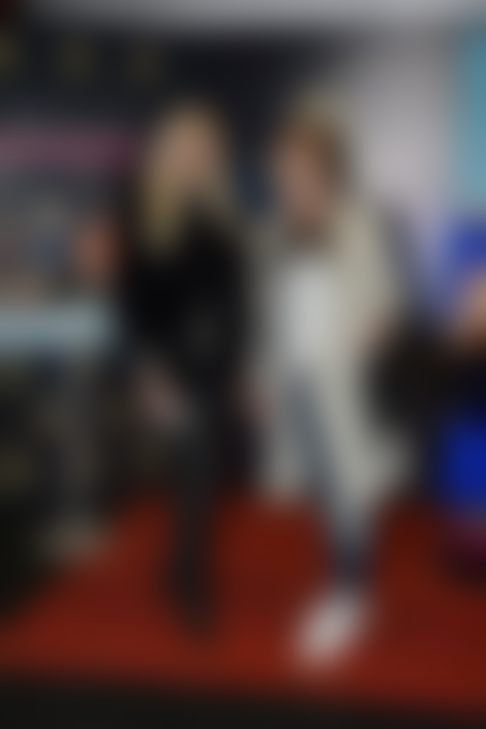 Nad razigranimi puncami sta bile navdušeni tudi Tanja Tušar in Anita Lončar