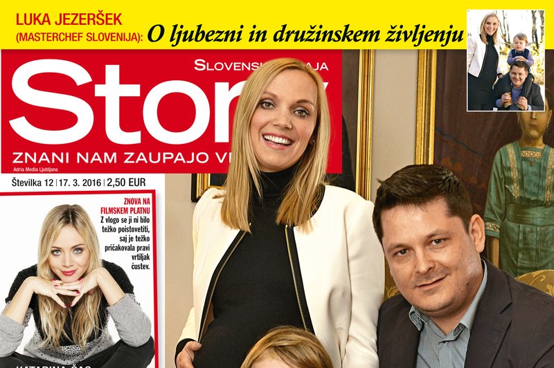 Aleksandra in Luka Jezeršek (Masterchef Slovenija): Maja bodo štirje! V novi Story!
