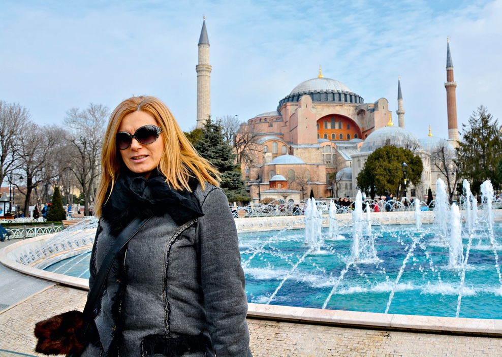 Znamenita plava mošeja Haga Sofia.