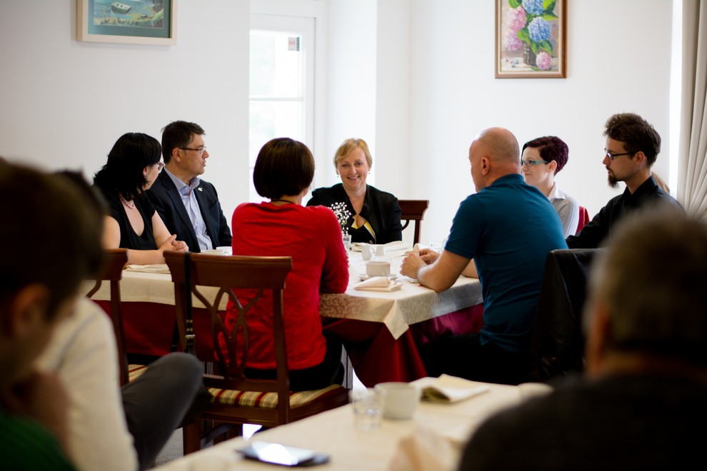 Poslovni zajtrk v Rimskih termah 