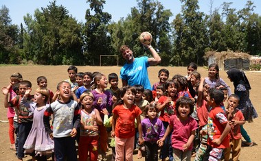 Ricky Martin obiskal otroke v Libanonu
