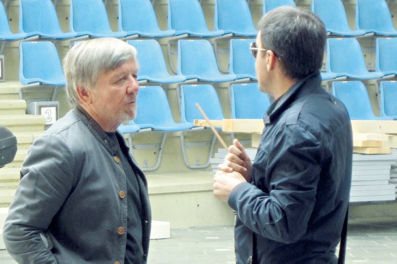 Mario Galunič in Slavko Ivančić: Avditorij v pričakovanju! (foto: N. Divja)