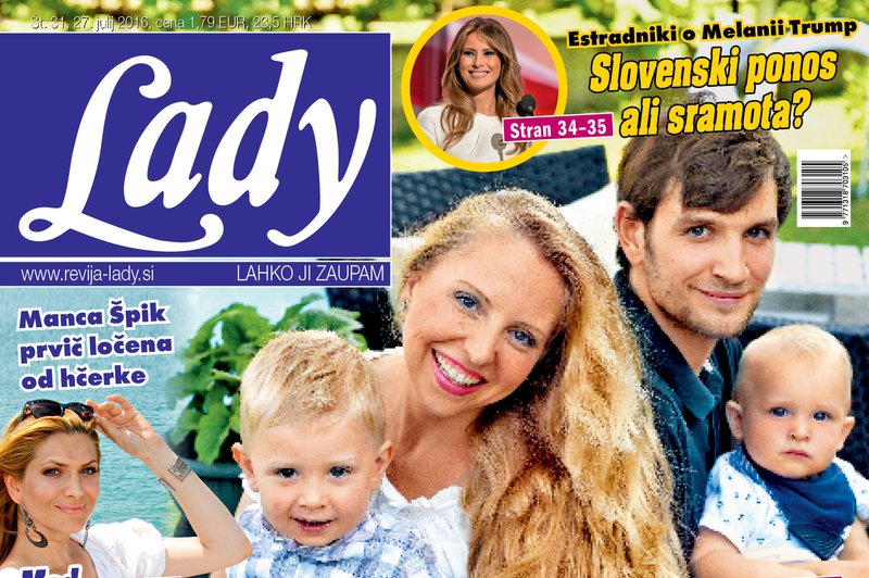 Hajdi Korošec Jazbinšek je za revijo Lady priznala: "Težko je!" (foto: Lady)