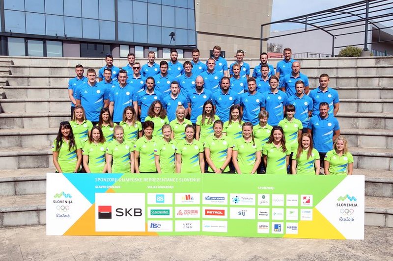 V Rio prispeli prvi slovenski olimpijci (foto: Facebook SloveniaOlympicTeam)