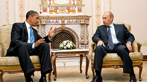 Vladimir Putin in Barack Obama: Dve ikoni, dve različni zgodbi