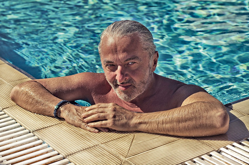 Milan Gačanovič: Poziral v Grčiji (foto: Nina Žnideršič)