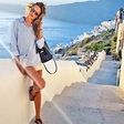 Iryna Osypenko Nemec: Romantičen oddih na sanjskem Santoriniju