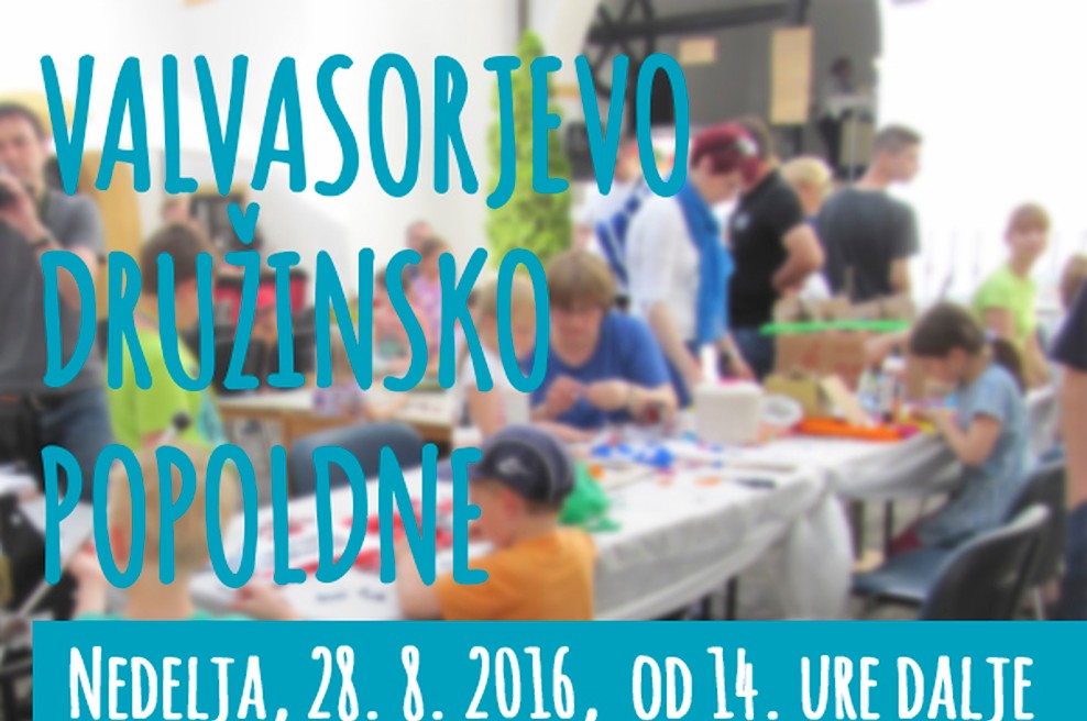 Valvasorjevo družinsko popoldne: Zaključite poletne počitnice na zabaven in poučen način (foto: Promocijsko gradivo)