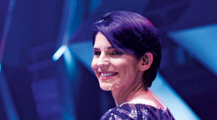 Lea Sirk: Uživa v poučevanju petja (foto: Goran Antley)