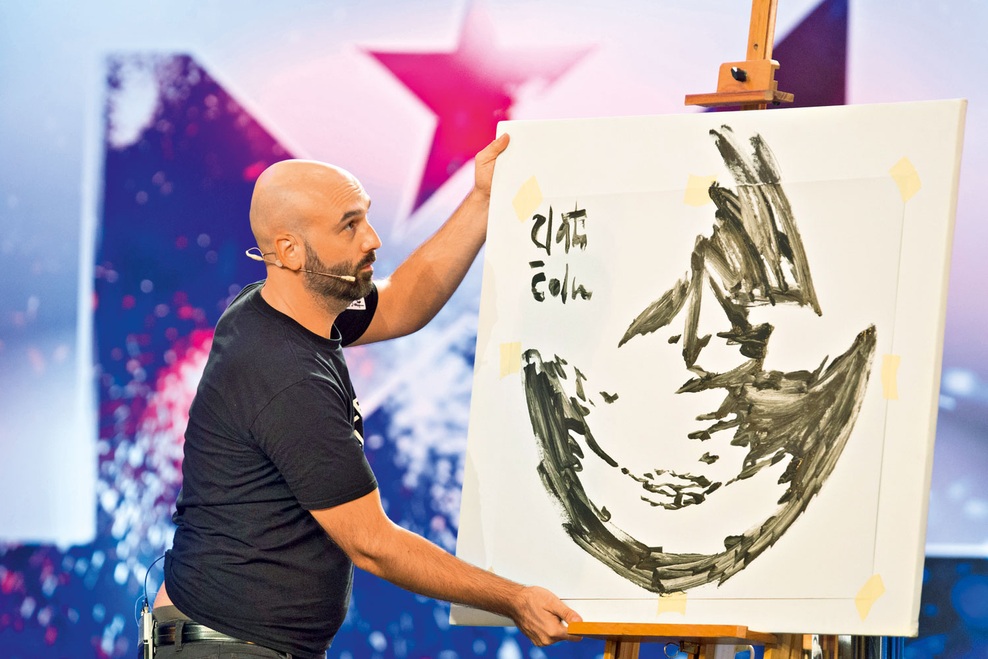 Simon Kastelic (Slovenija ima talent): Akademski slikar požel navdušenje