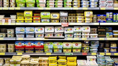 Margarine v trgovini so skoraj brez škodljivih trans maščob!