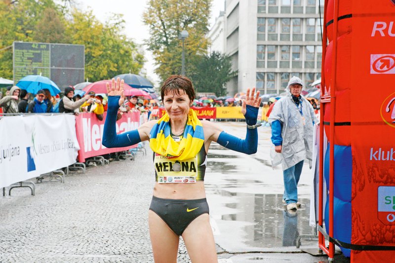 Helena Javornik, slovenska rekorderka v maratonu in evropska prvakinja v krosu leta 2002.  (foto: Marjan Žiberna // Fotografije: shutterstock, profimedia, arhiv Ljubljanskega maratona)