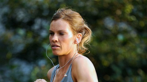 Hilary Swank: Brez športa ne gre