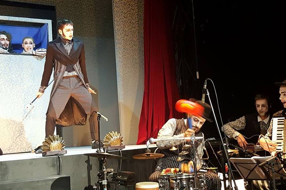 Peter Kušter, bizarna opereta - prva izvedba glasbene igre kultnih The Tiger Lillies v Sloveniji (foto: SNG Nova Gorica)