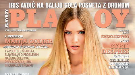 Novi Playboy: Iris Avdić na Baliju, Matija Goljar v intervjuju in zmenek z bivšo miss Slovenije