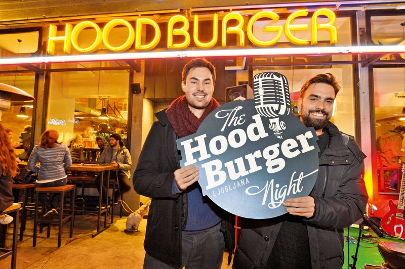 Hood Burger: “Hotela sva razbiti kliše, da je burger nekaj slabega!” (foto: Primož Predalič)