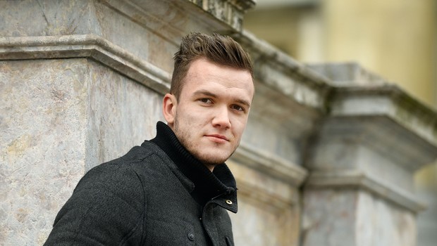 Luka Basi (Slovenija ima talent) je glasbenik že od malih nog (foto: Lea Press)