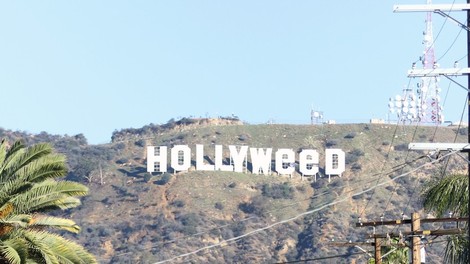 Los Angeles: Neznani storilec spremenil napis Hollywood v Hollyweed!