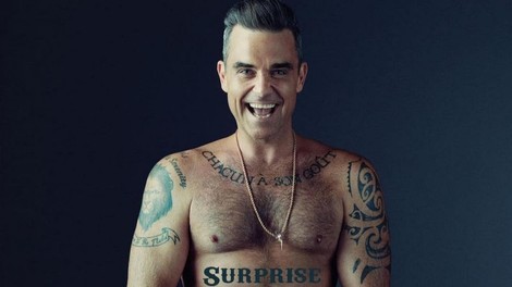 Nekaj za ženske oči: Robbie Williams v vsej svoji (goli) lepoti!