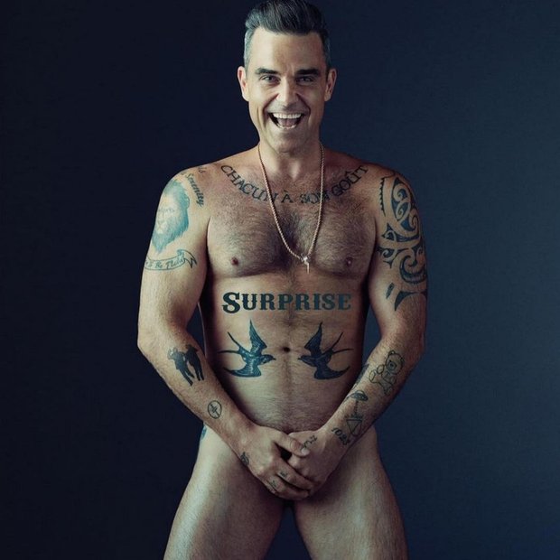 Nekaj za ženske oči: Robbie Williams v vsej svoji (goli) lepoti!