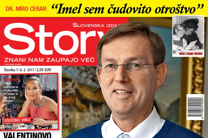 Premier dr. Miro Cerar za Story o sebi, svojem otroštvu in novi partnerki Mojci! (foto: Story)