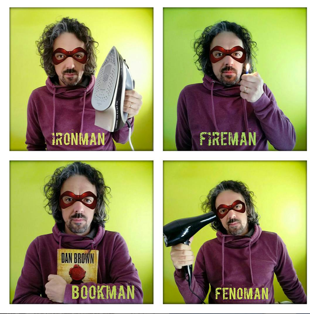 Tomaž Klepač v štirih različnih odtenkih ...