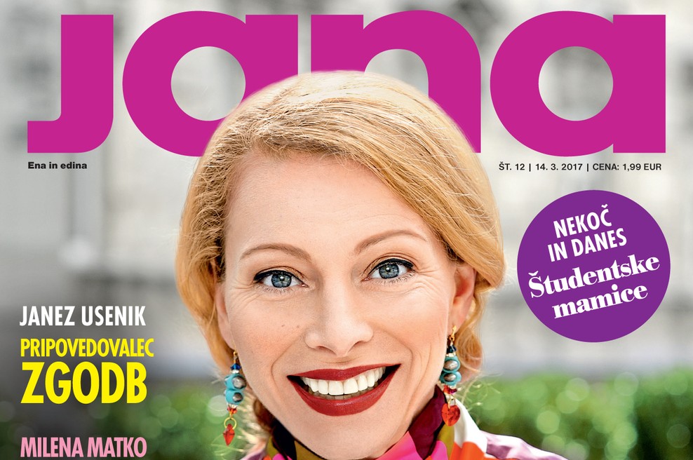 Naslovnica Jane, Nataša Matjašec (foto: Jana)