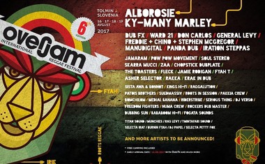 Prvi potrjeni nastopajoči reggae festivala Overjam 2017!
