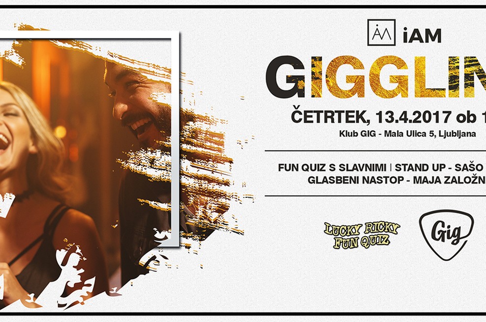 IAM Giggling s kvizom z znanimi obrazi in z dobrodelno noto! (foto: giggling)