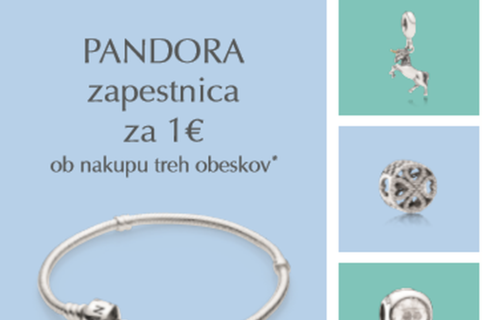Akcija: Zapestnice Pandora že za 1 euro (foto: Promo)