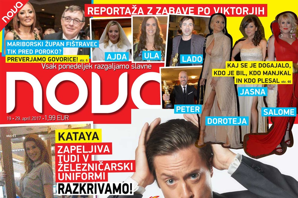 Iz nove Nove: Reportaža z zabave po Viktorjih (foto: Nova)