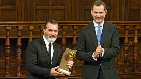 Kralj Felipe podelil nagrado Antoniu Banderasu