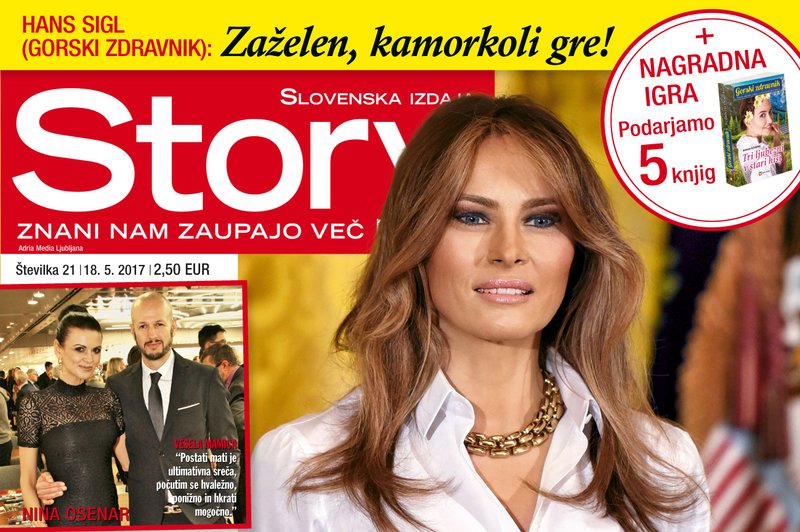 Melania Trump - njen prvi obisk blizu Slovenije! Več v novi Story. (foto: Story)