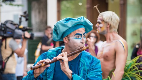 Cirque du Soleil zavzel ljubljanske ulice