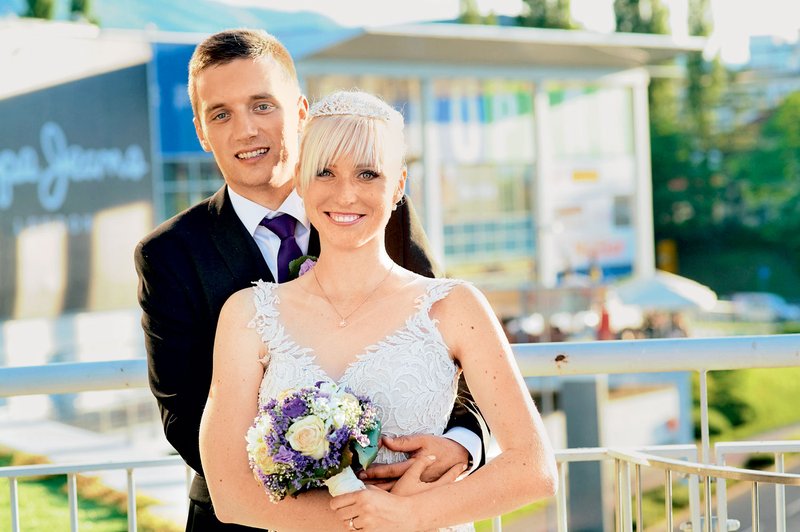 Tadeja Ornik in Boris Grubar: Sanjska poroka v Europarku (foto: Bojan Mihelič)