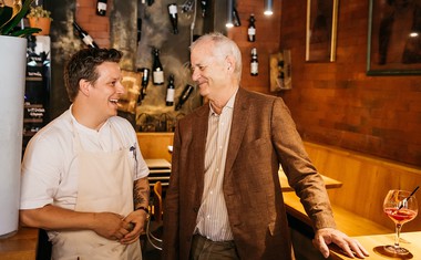 Restavracija Atelje gostila Billa Murraya na ekskluzivnem druženju s Slovenia vodko