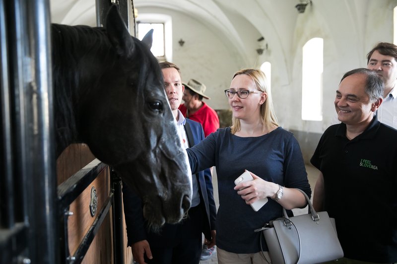 Lipico je obiskala predsednica finskega parlamenta (foto: Mediaspeed)