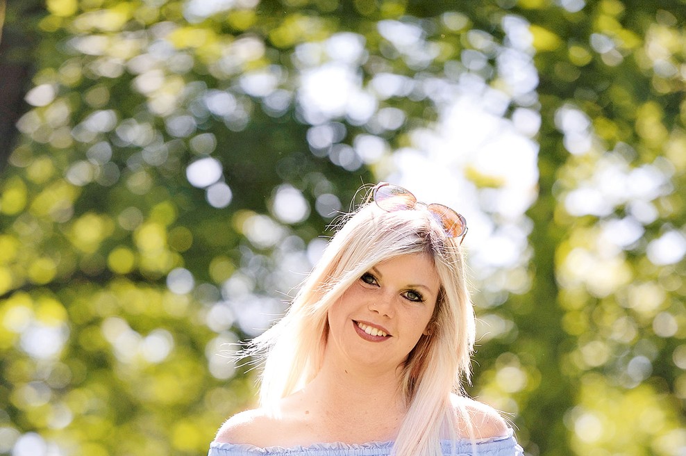 Eva bo prvič mamica postala na začetku septembra, na porodniški dopust pa se odpravlja avgusta. (foto: Primož Predalič)
