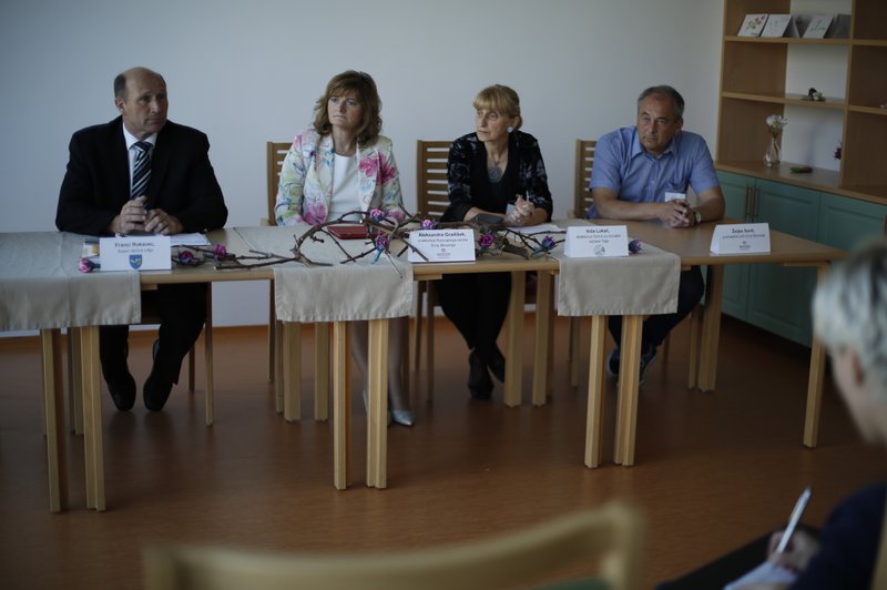 Franci Rokavec, Aleksandra Gradišek, Vida Lukač, Željko Savič. (foto: Jaka Zorman)