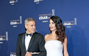 George in Amal Clooney: Ponosna starša dvojčkov Elle in Alexandra