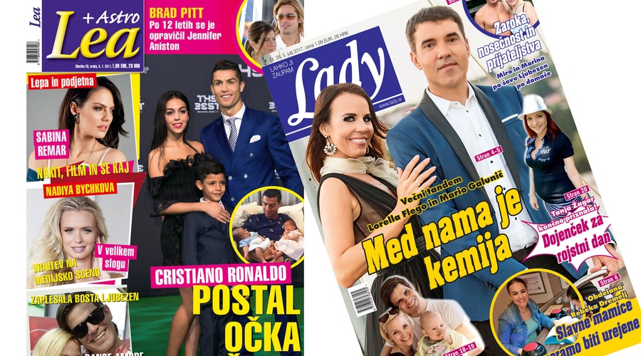 Lady o kemiji med Lorello in Mariom, Lea pa o novopečenem očku Ronaldu! (foto: Lady, Lea)