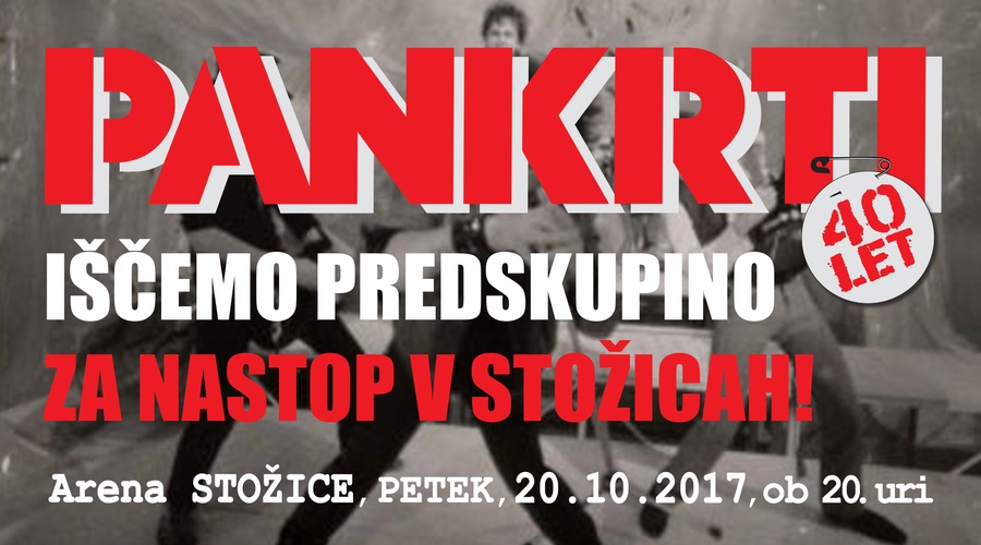 Pankrti iščejo predskupino za nastop v Stožicah! (foto: Pankrti Press)