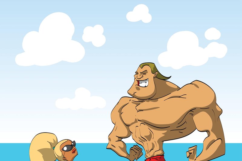 Kako moški po 40. letu osvaja na plaži? Preverite! (foto: Shutterstock)
