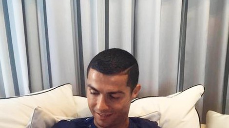 Cristiano Ronaldo se kot oče dobro znajde