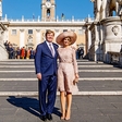 Nizozemski kralj in kraljica uživala na obisku v Italiji