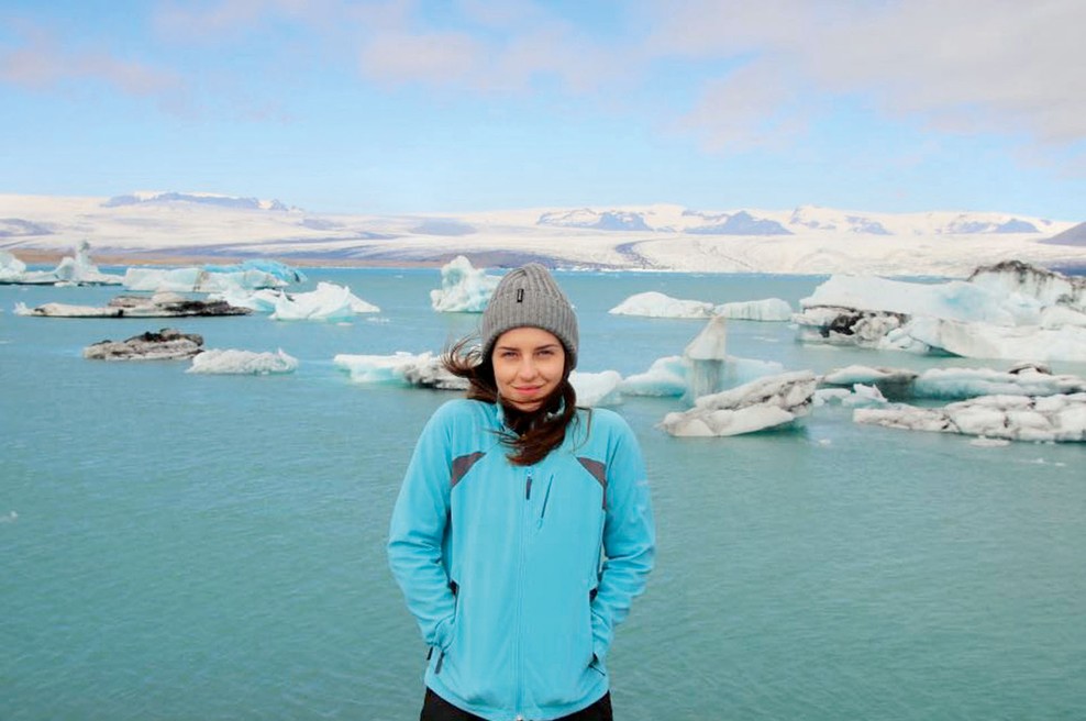 Maja Keuc: Potepa se po Islandiji (foto: osebni arhiv)